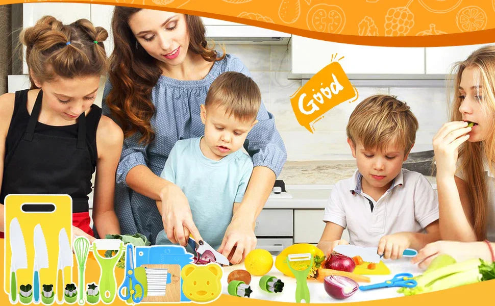 Montessori Kids Cooking Set β Safe For Ages 2β8