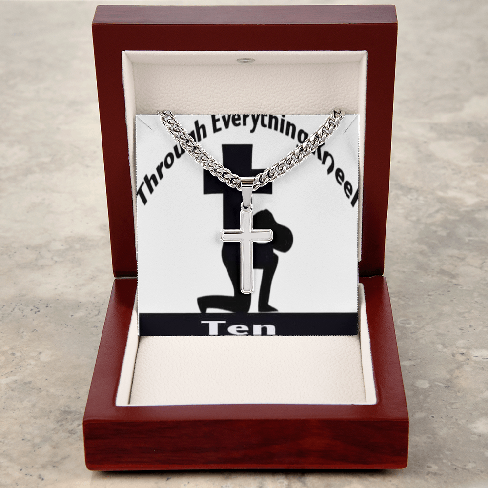 Cuban Link Chain with Artisan Cross