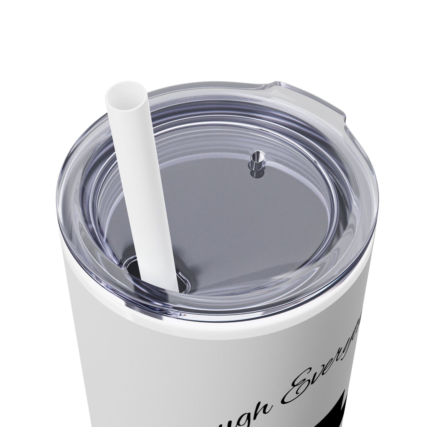 Skinny Tumbler with Straw, 20oz