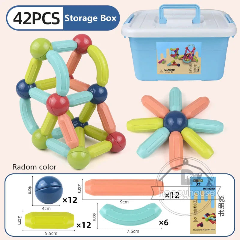 STEM Magnetic Building Toys – Educational Construction Set for Children