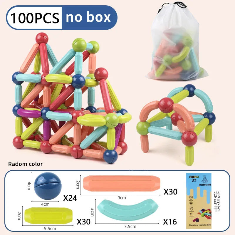 STEM Magnetic Building Toys – Educational Construction Set for Children