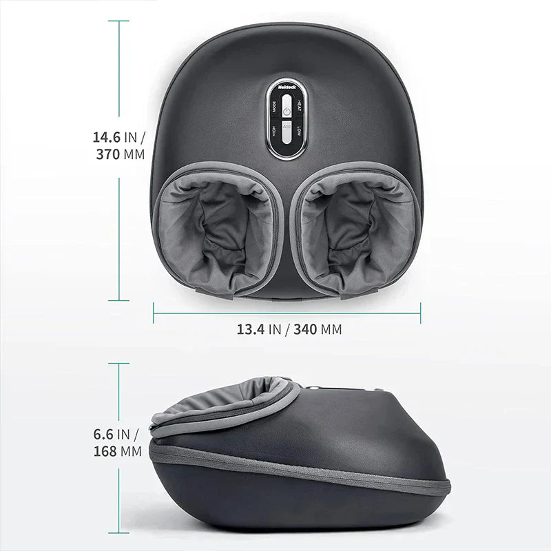 Shiatsu Foot Massager – Deep Knead with Heat & Air Compression